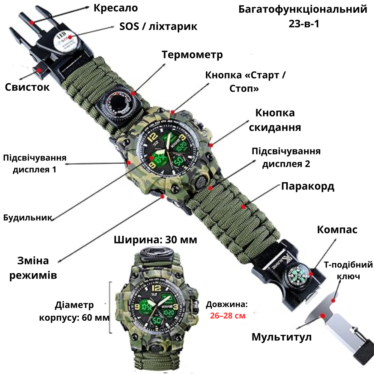 Тактичний годинник ALPHA SECTOR